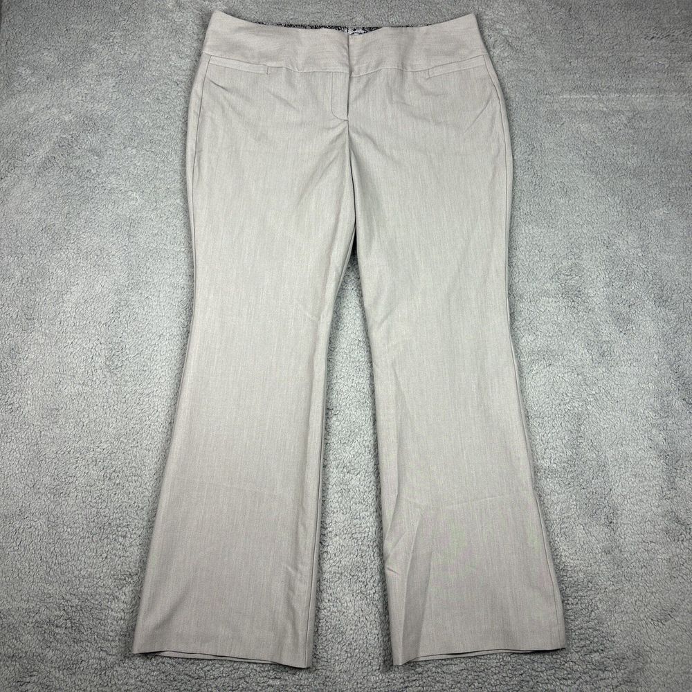 Metaphor Pants Womens 14A Gray Dress Slacks Flare‎ Loose Relaxed Business Career